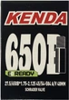 Велокамера Kenda 27.5" x 1.75 - 2.125 A/V - 48 мм 45/54 - 584 (516333) - изображение 3