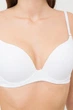 Бюстгальтер с формованной чашкой и с двойным push-up Giulia L1503A0 70B White-Белый, классический гладкий бюстгальтер, повседневное нижнее белье - изображение 5