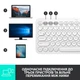Клавіатура Logitech K380 Multi-Device Bluetooth UA Off-White (920-009868) - зображення 7