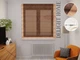 Римская штора система Light I&H Лен Файн Шоколад с нижним и боковыми кантами 40*170 см - изображение 1