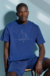 Piżama Admas Antonio Miro 60910 XXL Niebieski (8433623681318) - obraz 5