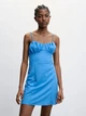 Сарафан женский Mango Blair 47028639-52 M Синий (8445922225902) - изображение 1