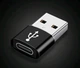 Переходник для зарядки USB 2.0 - > TYPE-C для телефона, ноутбука (793834280) Черный - изображение 10