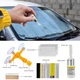 Набор для ремонта лобового стекла от трещин и сколов "Windshield repair kit", ремкомплект для стекла (1009952-Orange) - изображение 5