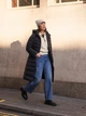 Пальто Uniqlo ULTRA LIGHT DOWN розмір XL чорний (439709) - изображение 5