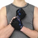 Перчатки для фитнеса перчатки спортивные Zelart Hard Touch 9499 размер S Black-Blue - изображение 6