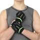 Перчатки для фитнеса и кроссфита перчатки спортивные Zelart WorkOut Fit 6305 размер XL Black-Green - изображение 7