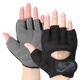 Рукавички для фітнесу спортивні рукавички Zelart Hard Touch 9529 розмір S Black-Grey - зображення 5