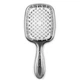 Расческа для волос Janeke Superbrush Limited Silver лимитированная линейка, серебро с белым - изображение 1