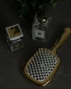 Расческа для волос Janeke Superbrush Limited Gold лимитированная линейка, золото с белым - изображение 3