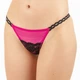 Трусики-стринги женские из сеточки и кружева Felisiya Lingerie Малиновый 222-905с/170 S (2000013656018) - изображение 1