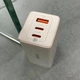 Зарядний пристрій Baseus GaN3 Pro Fast Charger, 65 Вт, 1xUSB-A + 2xUSB-C, QC3.0 / PD2.0 / FCP / SCP / AFC - зображення 3