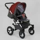 Детская коляска Victoria Gold "Saturn" 2в1 красная № 0186-L-21 - изображение 9