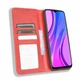 Чехол-книжка Deexe Retro Style для Xiaomi Redmi 9C / Redmi 10A - Red - изображение 5