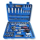 Набор инструментов в кейсе UKC Piece tool set, Blue, 108pcs, универсальный набор - изображение 1