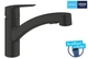 Смеситель-кран кухонный GROHE QuickFix Start 303072431 черный - изображение 4