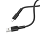 Кабель Charge\OTG Borofone BX31 Munificent USB To Lightning 2,4A 1М Black(BX31LB) - зображення 1