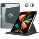 Чохол Galeo Hybrid Rotating Stand для Apple iPad Air 4/5, iPad Pro 11 Dark Green - зображення 1