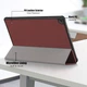 Чохол Slimline Portfolio для Lenovo Tab M10 3rd Gen (2022) 10.1" TB-328FU, TB-328XU Wine Red - изображение 5
