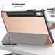 Чохол Slimline Portfolio для Lenovo Tab P11 Pro 2nd Gen (2022) 11.2" TB-132FU, TB-138FC Rose Gold - изображение 4