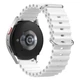 Ремешок для Zepp E - белый / ширина крепления 20мм / силикон / Watchbands Hump (W23-2WB40494444) - изображение 2