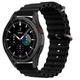 Ремешок для Zepp E - черный / ширина крепления 20мм / силикон / Watchbands Hump (W23-4WB59541061) - изображение 1