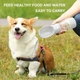 Поилка/бутылка для воды для собак/котов 258 мл с отделом для корма 200 мл HQ PET PRODUCTS серый (РВ-26378) - изображение 9