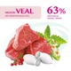 Сухой корм для кошек Optimeal со вкусом телятины 300 г (4820083906107) - изображение 2