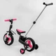 Велосипед-трансформер Best Trike 55475 (1) колеса PU 10'', родительская ручка, съемные педали - изображение 5