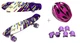 Скейт Penny Best Board LED 22" со светом Шлем + защита с регулировкой Purple/Yellow (G26482364844650) - изображение 1