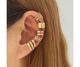 Набор бижутерия серьги-клипсы-каффы из медицинской стали LATS Clip Earrings 66955-5421402 156 - изображение 2