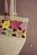 Жіноча літня сумка ZHDANOVA BAGS&HOME Флоренція плетена із рафії з квітковим візерунком - зображення 10