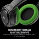 Геймерские проводные наушники Corsair HS35 Stereo black/green Over Stоск g1 - изображение 7