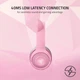 Геймерські бездротові навушники Razer Kraken BT Kitty Edition / Bluetooth 5.0 / До 50 годин роботи / Підсвічування / Pink (RZ04-03520100-R3M1) Б/В - зображення 6