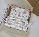 Набор пеленок для новорожденных a.l.babybox Зайки с игрушками Розовый - изображение 1