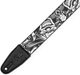 Гитарный ремень LEVY'S MP2TAT-001 2″ Tattoo Series Poly Guitar Strap - B&W Clowns - изображение 2