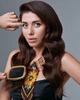 Расческа для волос Janeke Superbrush Limited Gold лимитированная линейка, золото с черным - изображение 3