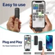Подвійний мікрофон Type-C wireless microphone+receiver для Huawei, Xiaomi, OnePlus, LeEco, Oppo - зображення 3