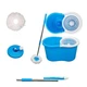 Універсальна швабра з віджимом-центрифугою та відром Easy Mop блакитна з телескопічною ручкою та атвоматичним віджимом (2-12-46368) - зображення 2