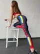 Костюм для фитнеса Dionafit с патриотическим принтом Ukraine топ и лосины L - изображение 2