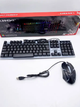 Клавіатура Grand HS-358 k-20 keyboard combo з RGB підсвічуванням + мишка - зображення 1