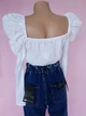Топ с длинными рукавами Boohoo Белый (10426 M/42-44 ) - изображение 7