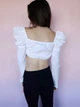 Топ с длинными рукавами Boohoo Белый (10426 M/42-44 ) - изображение 2
