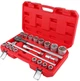 Набор торцевых головок Haisser 70114 с трещоткой 3/4" 20 шт (BP96410) - изображение 1