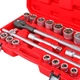Набор торцевых головок Haisser 70114 с трещоткой 3/4" 20 шт (BP96410) - изображение 2
