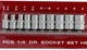 Набор торцевых головок Haisser 70187 HEX 1/4" 10 шт (BP117786) - изображение 3