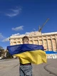 Прапор України 55х80см, з нейлону з кишенею під прапоршток - изображение 2