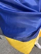 Прапор України великий з нейлону 140х90см, кишеня під древко - изображение 4