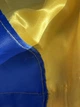 Прапор України великий з атласу 140х90см, карман під прапоршток - зображення 6