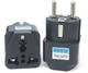 Перехідник мережевий Dynamode US/UK/AU на EU вилку Чорний (EU Adapter black) - зображення 4